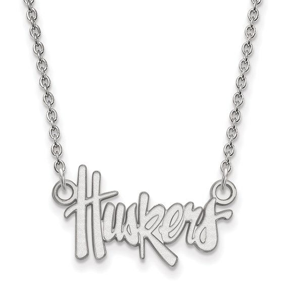 Sterling Silver Univ. of Nebraska Pendant Necklace - 18 in. Sterling Silver Univ. of Nebraska Pendant Necklace - 18 in.